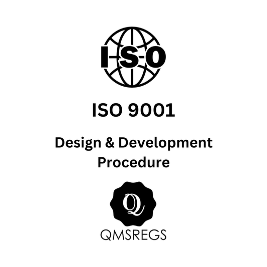 ISO 9001 Design and Development Procedure