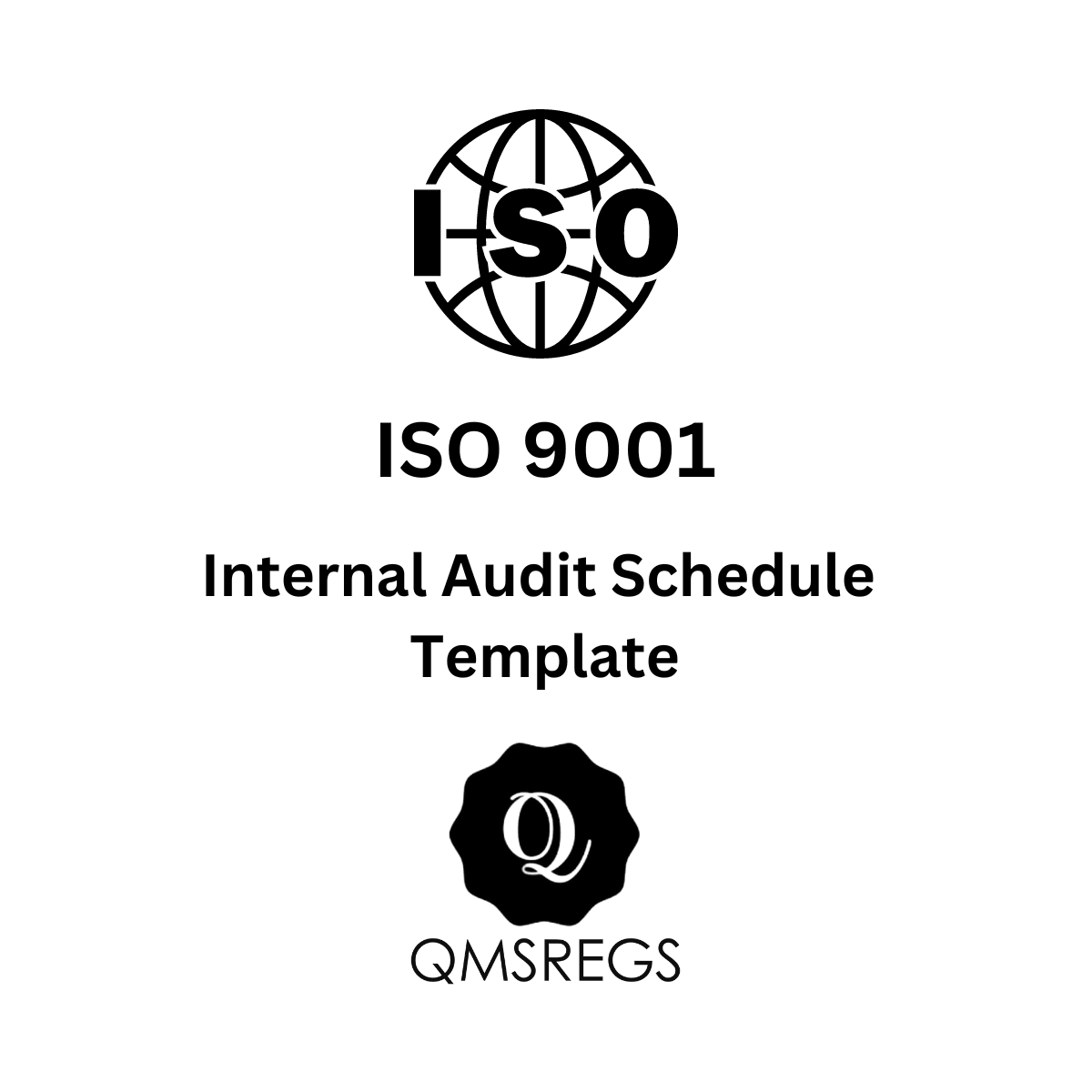 ISO 9001 Internal Audit Schedule Template