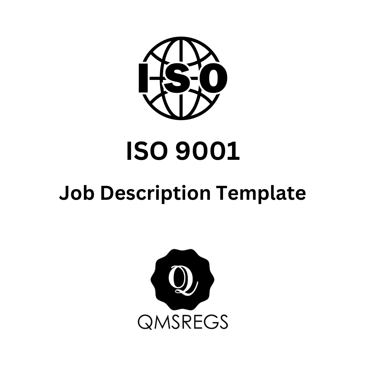 ISO 9001 Job Description template