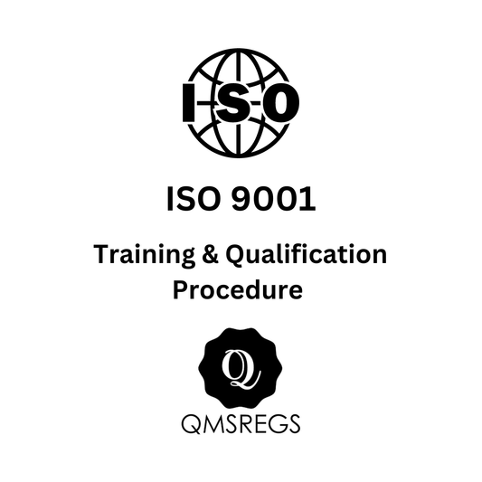 ISO 9001 Training and Qualification Procedure Template