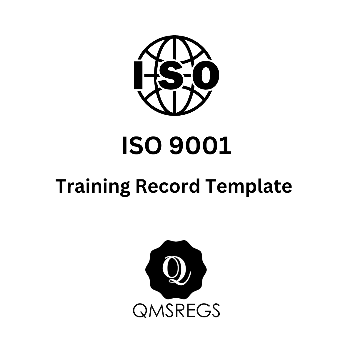 ISO 9001 Training Record Template