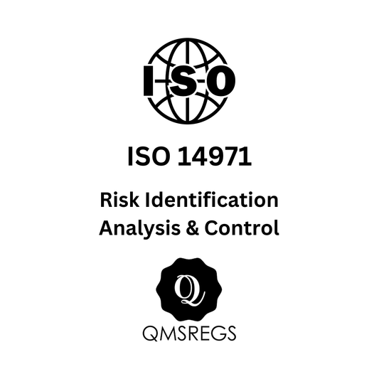 ISO 14971 Risk Identification Analysis and Control Template