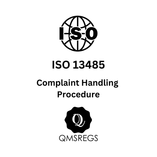 ISO 13485 complaint handling procedure template