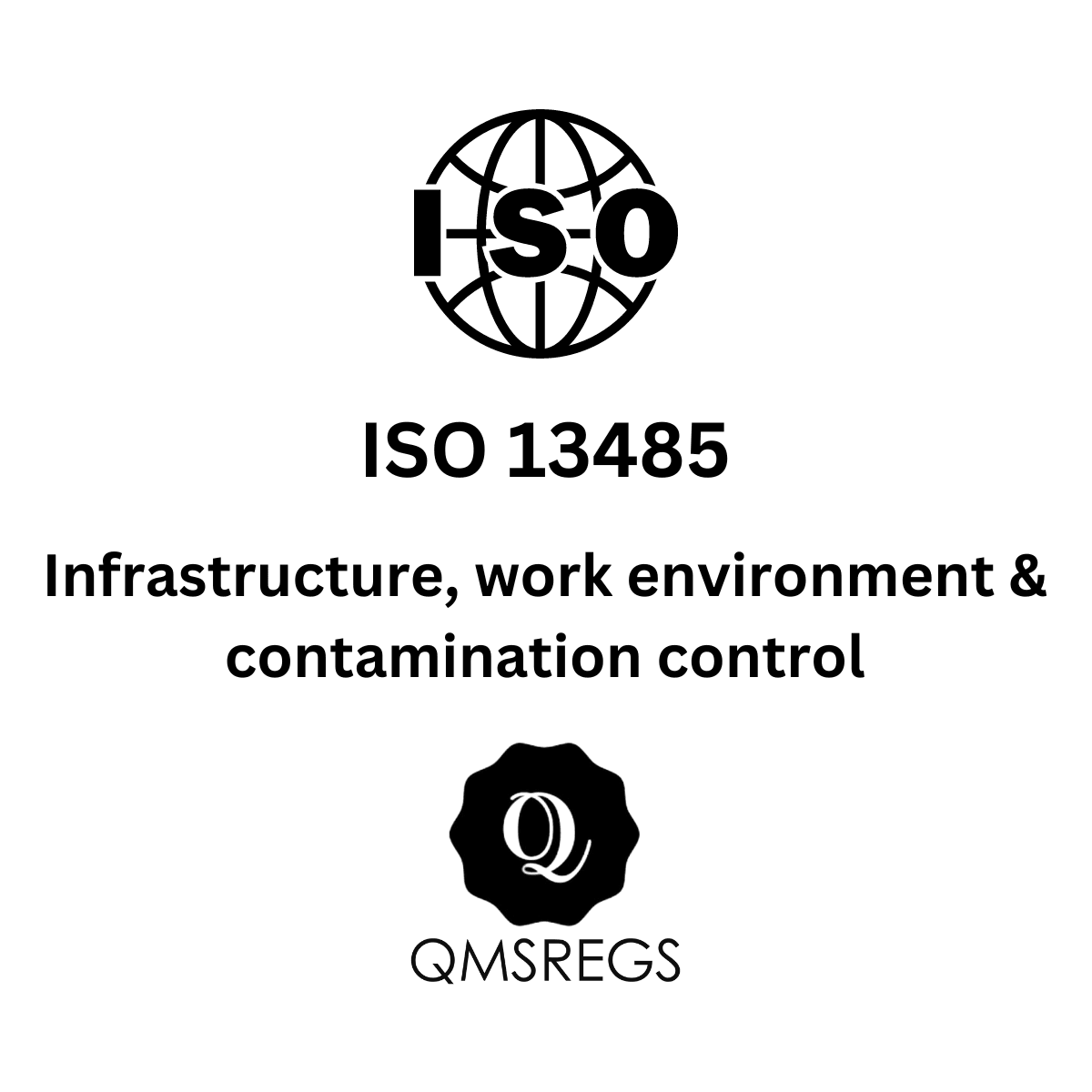 ISO 13485 infrastructure, work environment and contamination control procedure template