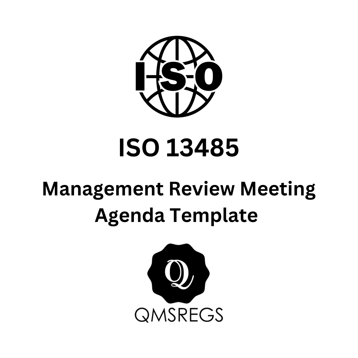 ISO 13485 Management Review Meeting Agenda Template