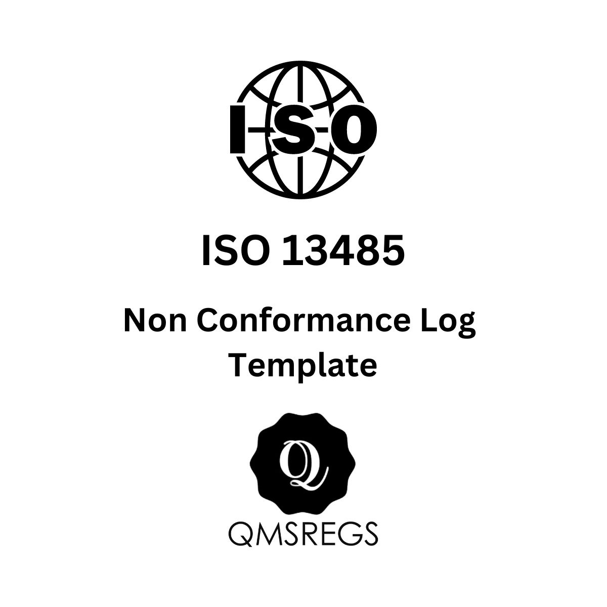 ISO 13485 Non Conformance Log template