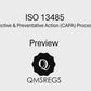 Preview of QMSREGs ISO 13485 compliant Corrective and Preventative Action (CAPA) Procedure Template