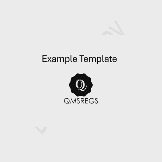 Preview of QMSREGS ISO 13485 Product Identification & Traceability Procedure