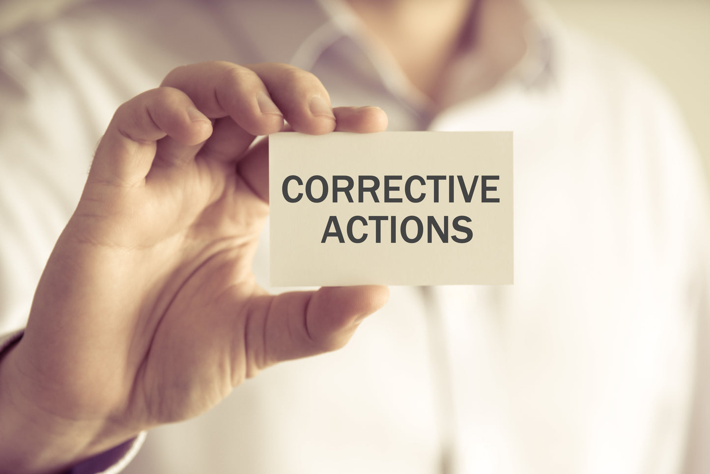 Corrective Action & Preventative Action form - ISO 9001